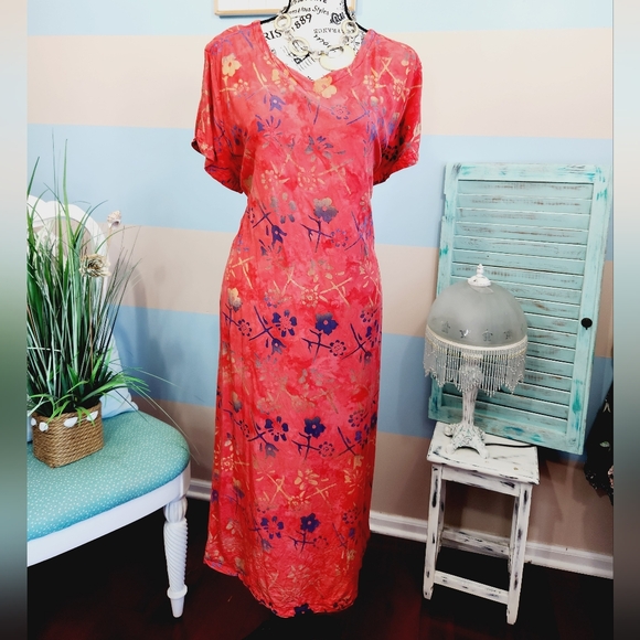 Norman Thompson Dresses & Skirts - Vintage Norman Thompson Plus Size Midi Dress